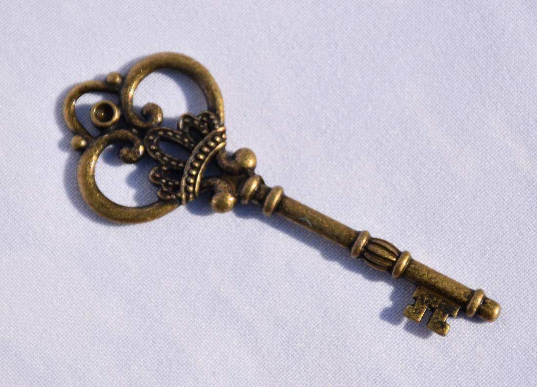 Fém kulcs - antik nagy