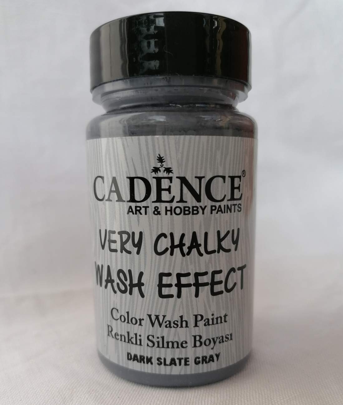 Very chalky wash effekt - sötét palaszürke